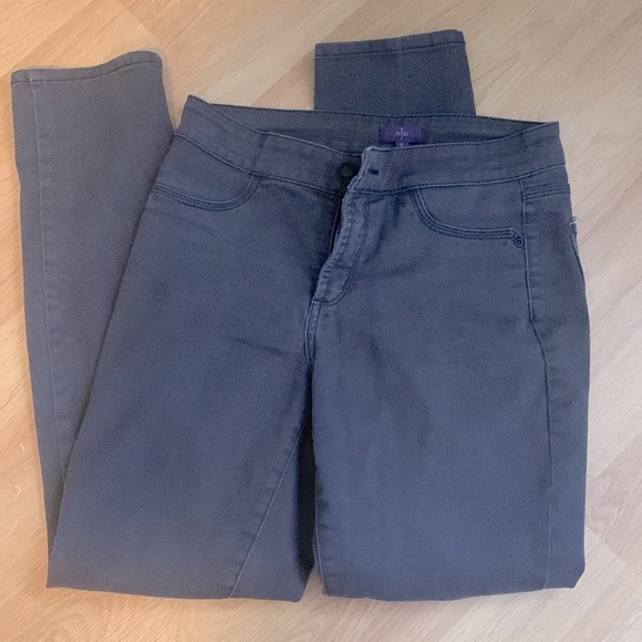 NYDJ gray skinny jeans lift tuck technology - Picture 2 of 4